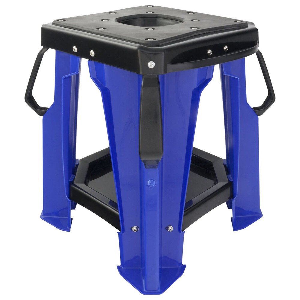 Motocross Pro Stand MX Pro Ridge Service Stand Stool - Blue