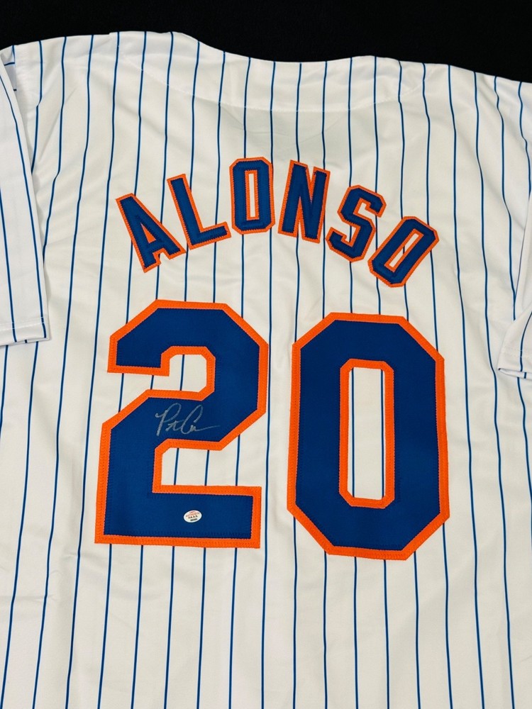 Pete Alonso Signed New York Mets Baseball Jersey COA