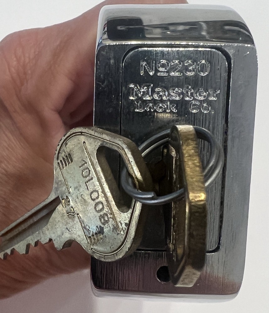 Master Lock 230 Massive Heavy Duty 5” X 3” Padlock USA High Security