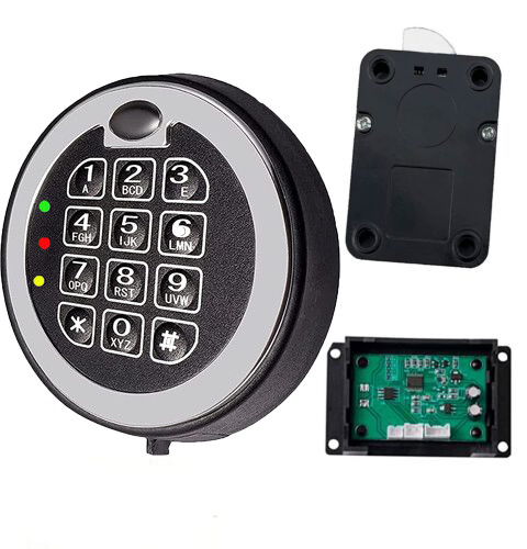 Gun Safe Lock Replacement with Swingbolt Electronic Keypad Safe Lock 5 User Code