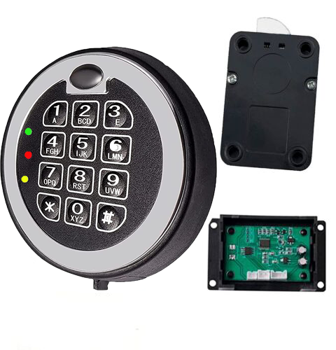 Gun Safe Lock Replacement with Swingbolt Electronic Keypad Safe Lock 5 User Code