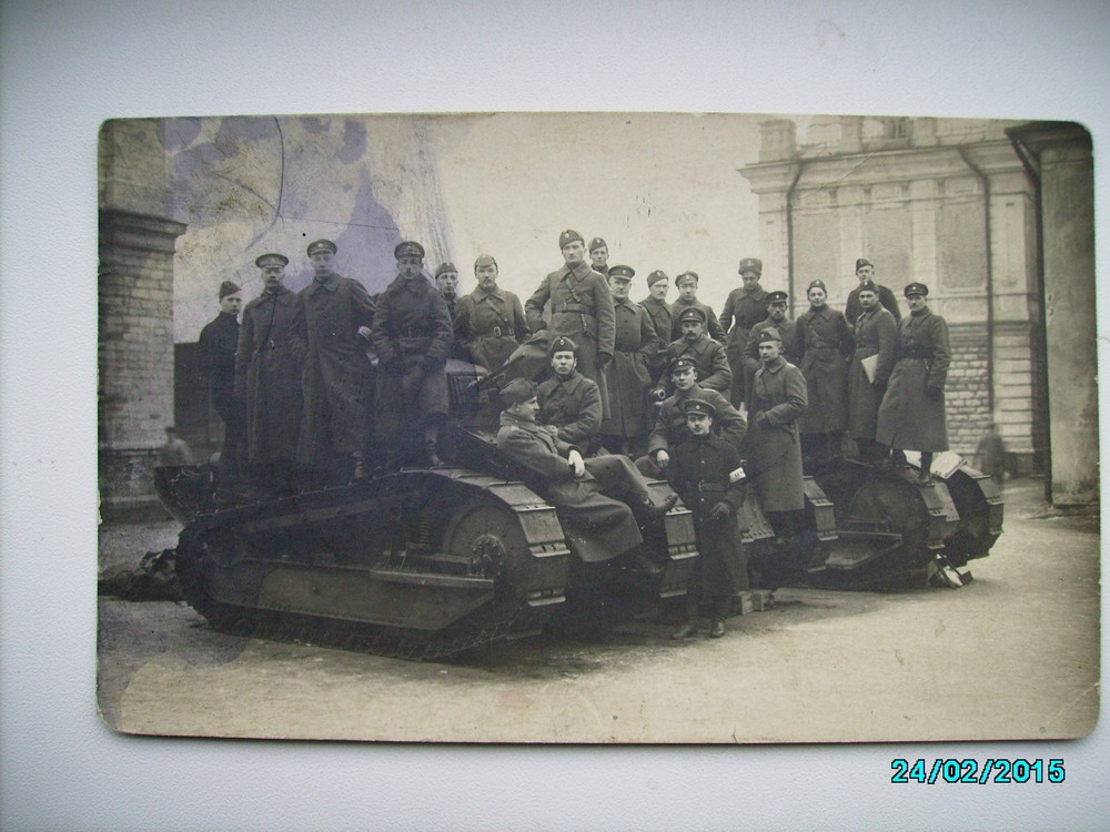 ESTONIA LIBERATION WAR , LIGHT TANK UNIT, RPPC