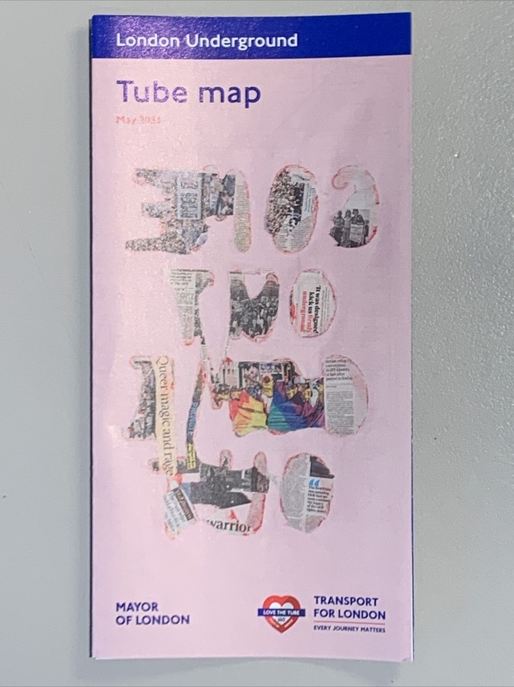 London Underground Tube Map May 2023 - Pristine