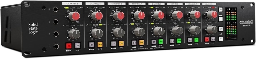 Solid State Logic Pure Drive Octo 8 Mic Pre's, Conversion, and USB Soundcard