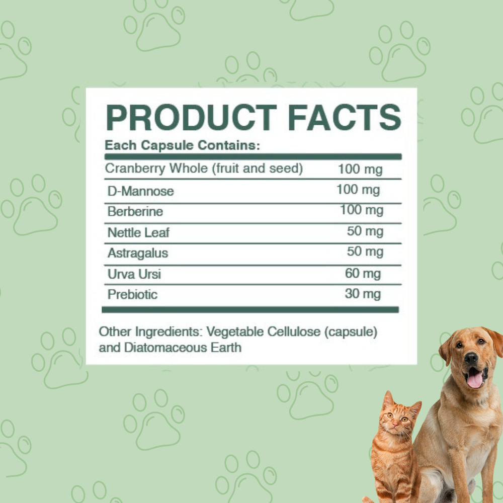 Bladder Support for Pets | 100 Capsules