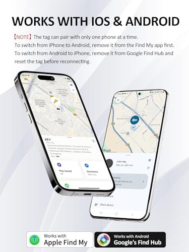 Smart 2 Black Key Finder Tracker Tags for Android & iOS
