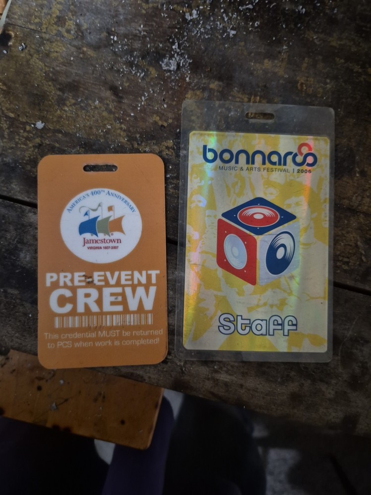 Boneroo backstage passes