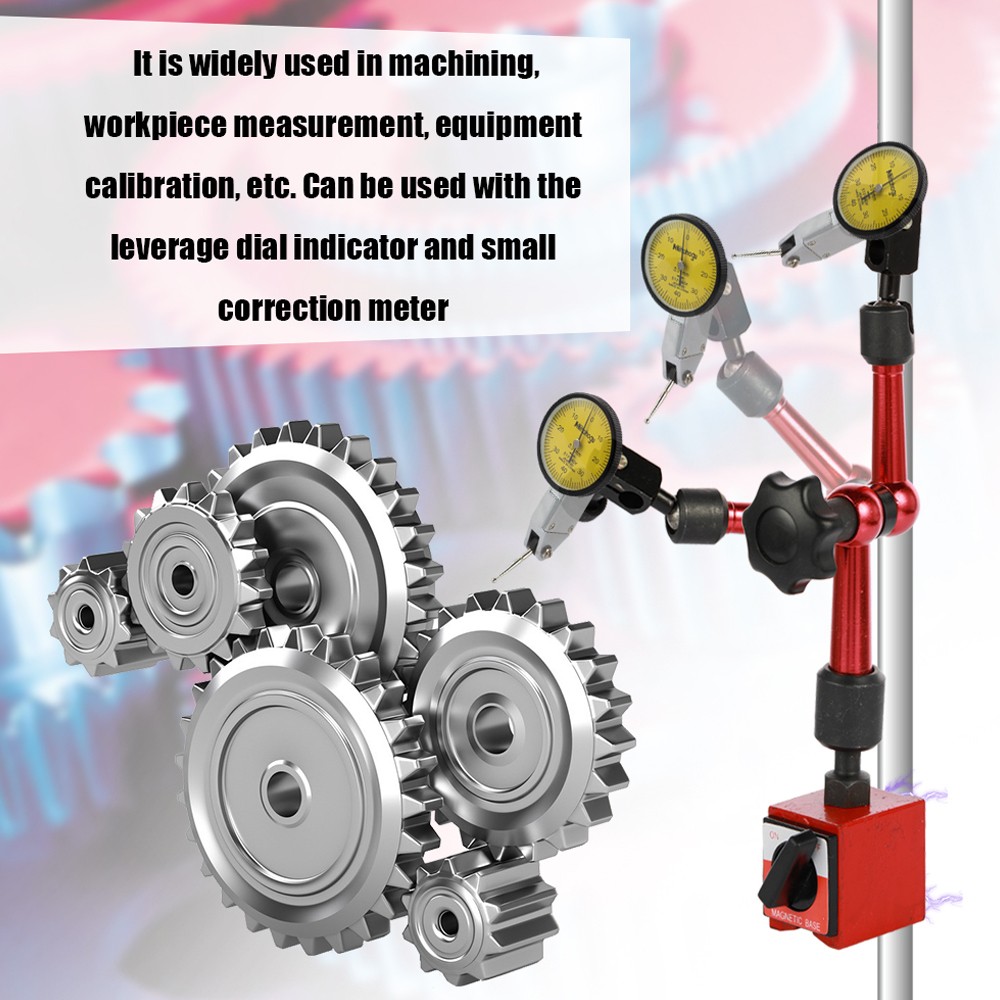 Zinc Alloy Mini Flexible Magnetic Base Holder Bracket Tool For Leverage SQOA