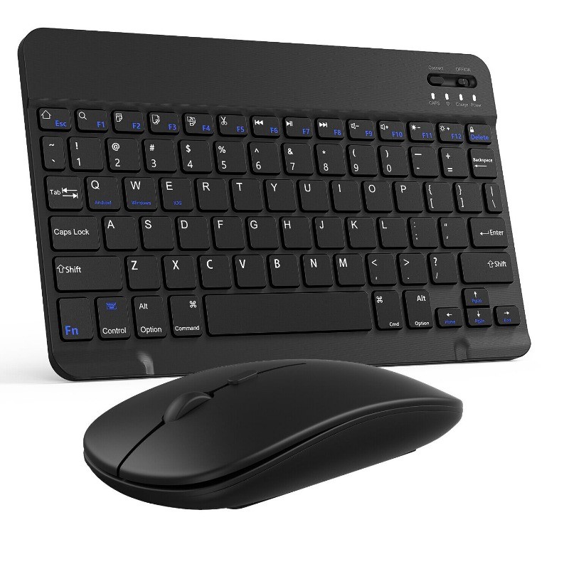 Wireless Keyboard & Mouse Ultra-Silent / Mouse Pad Combo Set For Mac Apple PC
