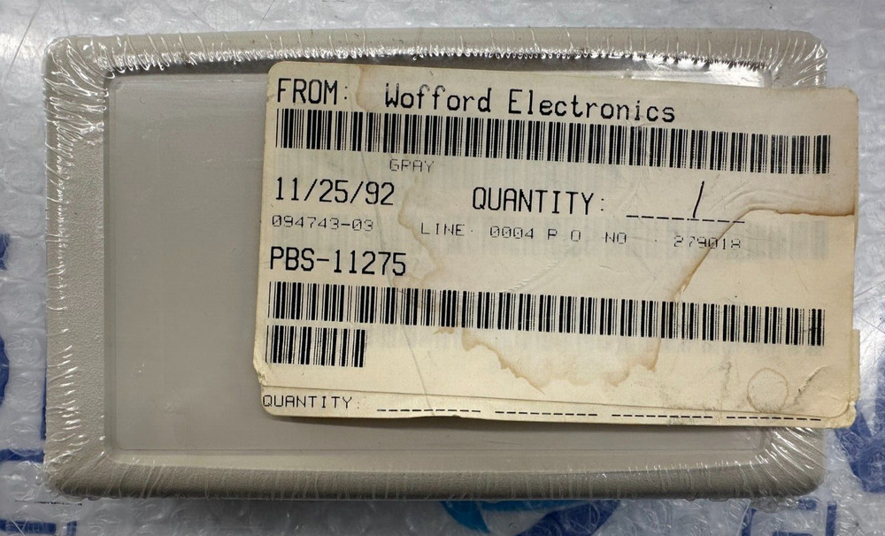 WOFFORD ELECTRONICS PBS-11275 GRAY BOX 6 X 3 1/2