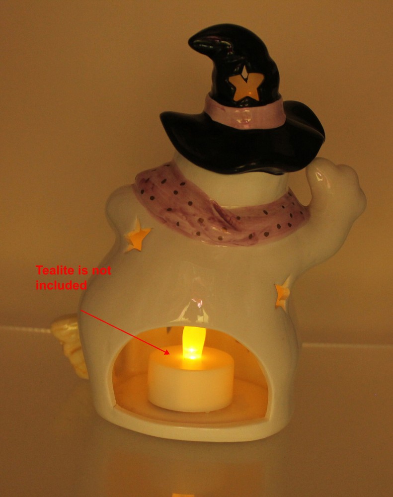 Ghost Witch Tealight Candle Holder