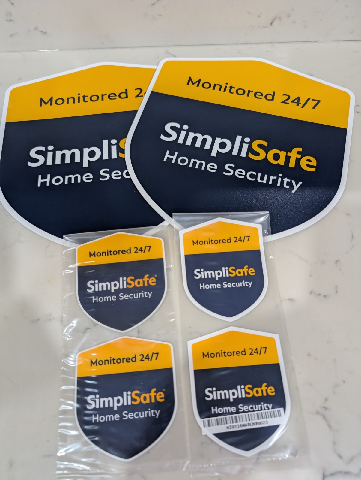 X2 NEW IN BOX - SimpliSafe Yard Sign, Stake and Window Decal