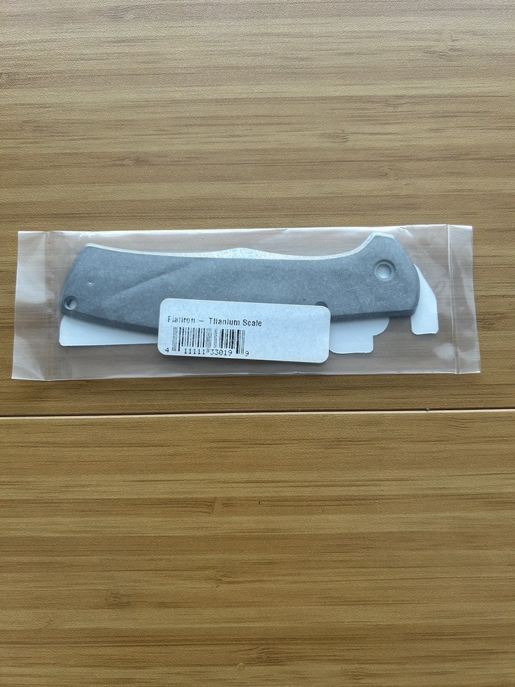 Gerber Flatiron Flytanium Stonewashed Titanium Handle Scale FLY-0598 *DISCONTIN.