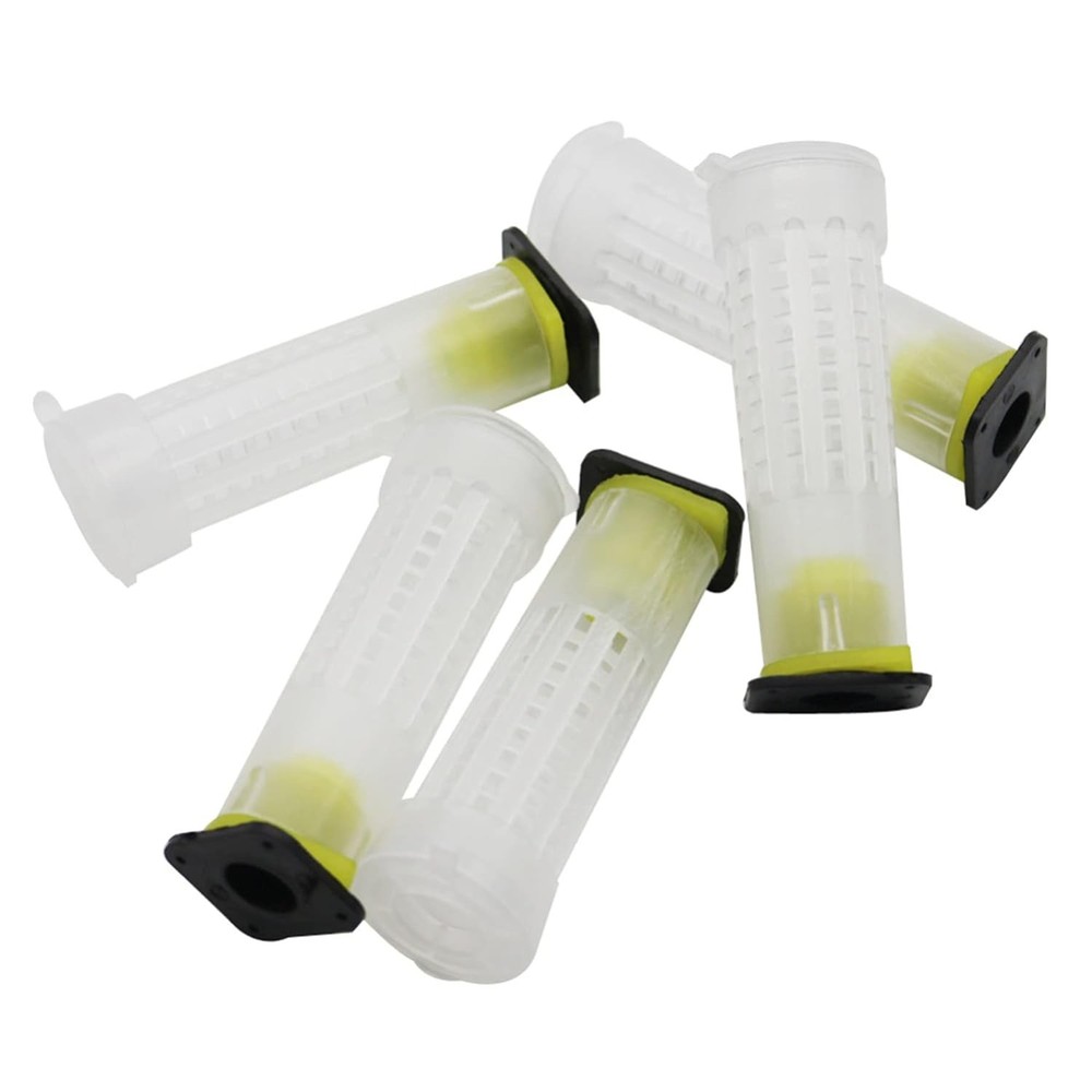 30pcs Queen Bee Roller Cages -Plastic Beekeeping Rearing Cup Kit bee...
