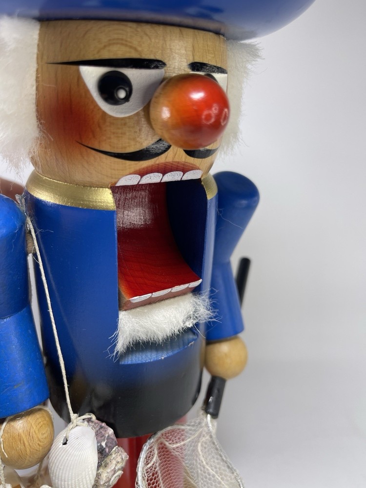 VINTAGE STEINBACH VOLKSKUNST NUTCRACKER - SEASHELLS COMPLETE GERMANY