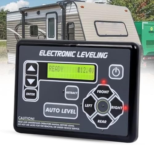 421484 RV Leveling Touchpad Control Panel with Auto-Leveling Button,