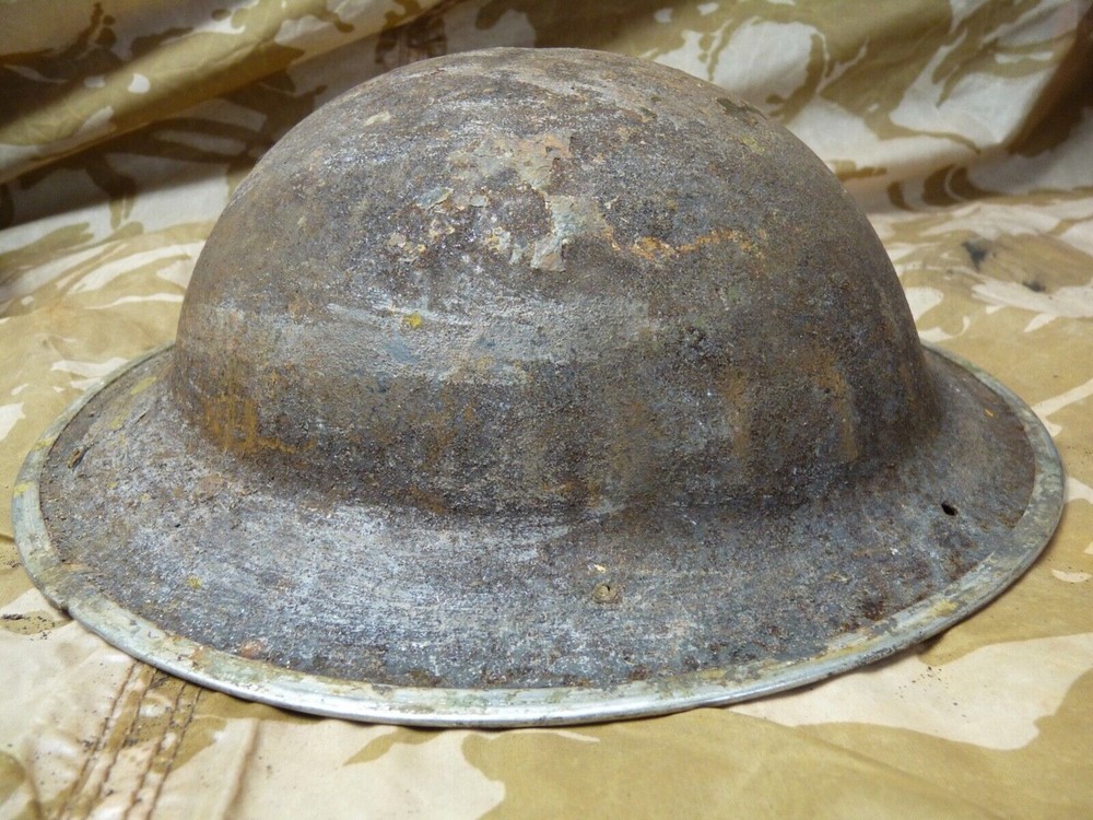 Original WW2 British Army Mk2 army Combat Helmet