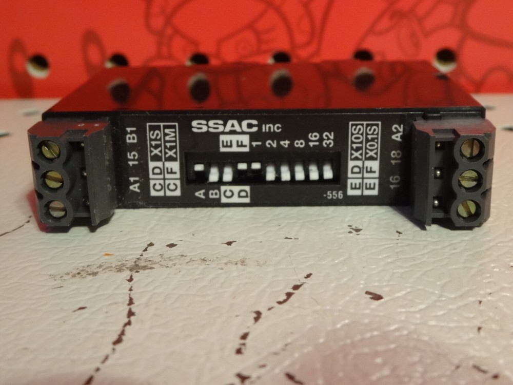 SSAC MICROTIME Solid State TIMING RELAY DSTUA3 24-240VAC 0.1s-63m