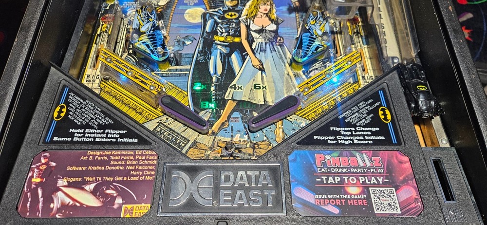 BATMAN Pinball Machine - Data East 1991 - 3208