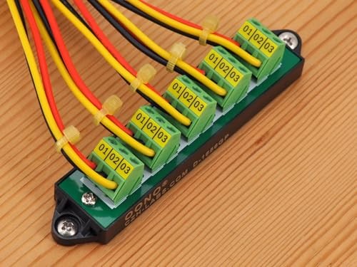 16Amp 300V 3x5 Position Terminal Block Distribution Module. D-1656GP