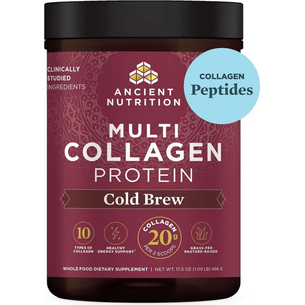 Ancient Nutrition Hydrolyzed Cold Brew Multi Collagen Protein