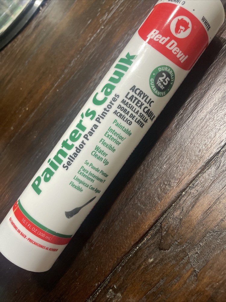 Red Devil Inc Acrylic Painters Caulk, White, 10.1-oz. 9Pack