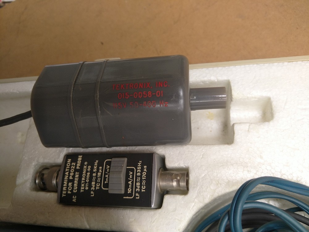 TEK Tektronix Type 134 Current Amplifier + P6022 AC Current Probe TESTED