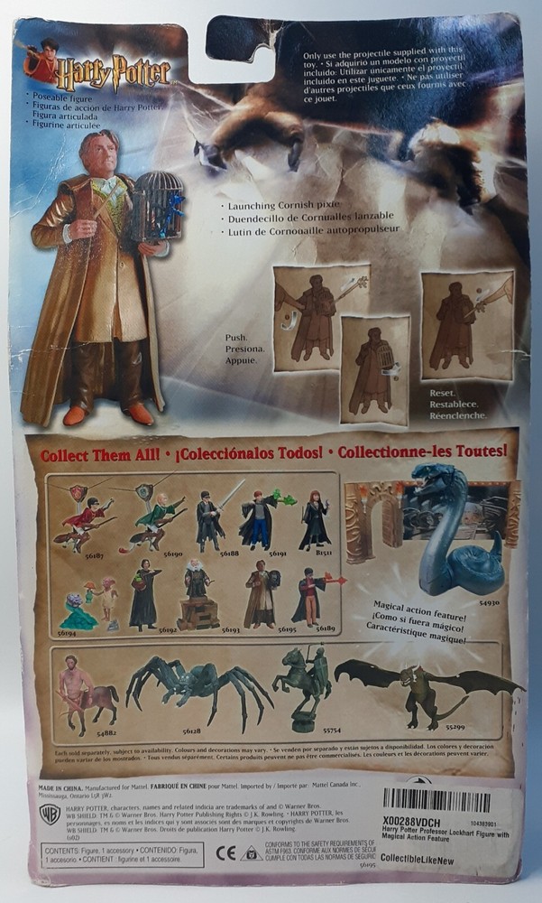 Harry Potter 2 Figure Lot Lockhart & Dumbledore