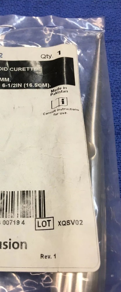 Affinity AA6602 Spratt Mastoid Oval Curette (New)