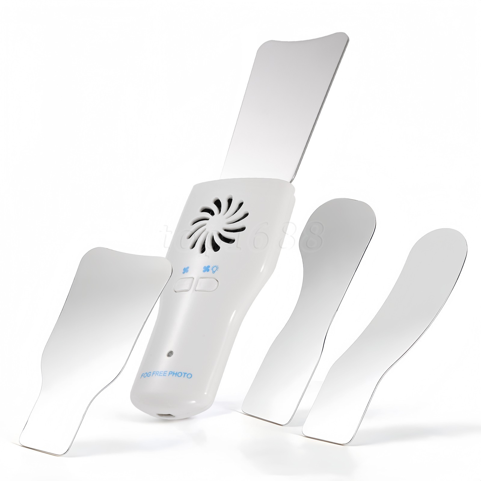 Dental Occlusal Mirror Fog Free LED Intra Oral Photo System Reflector 4*Mirror