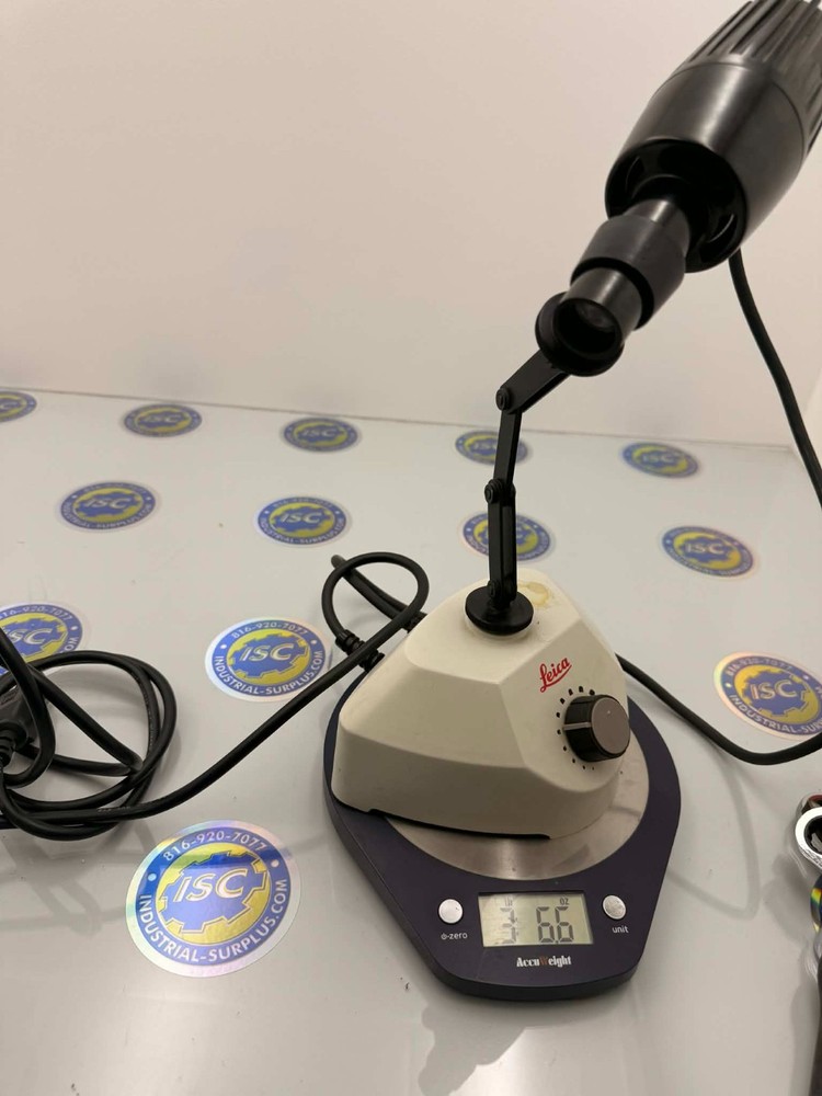 Leica Microscope Illuminator Gooseneck Task Light Adjustable Lab Light w/ Dimmer