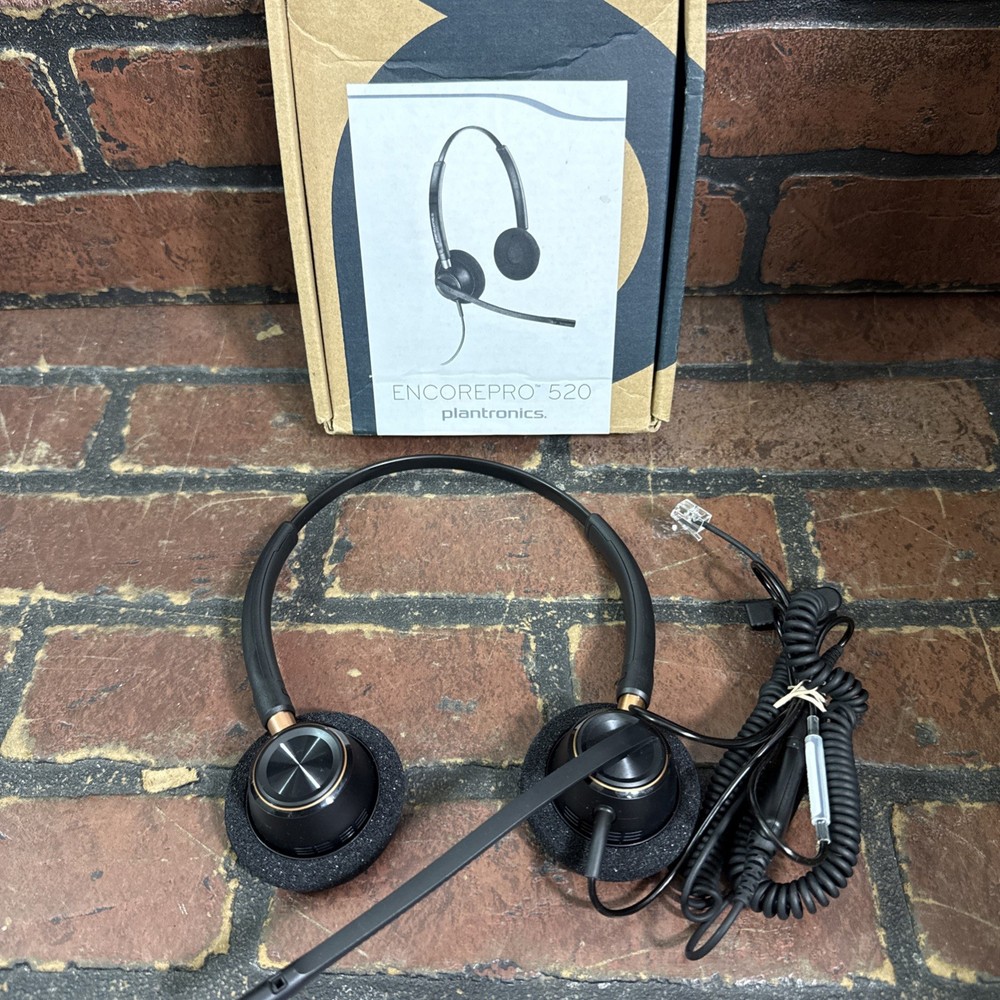 Plantronics EncorePro HW520 Black Headband Headset