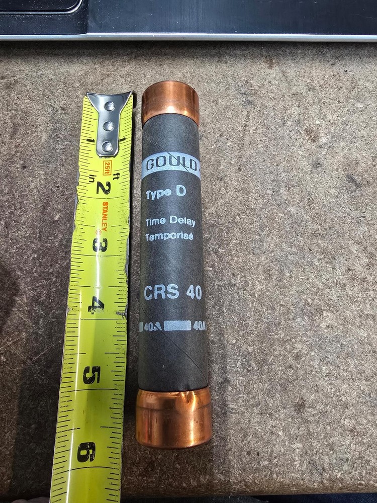 GOULD CRS40, 40AMP 600V TYPE D TIME DELAY