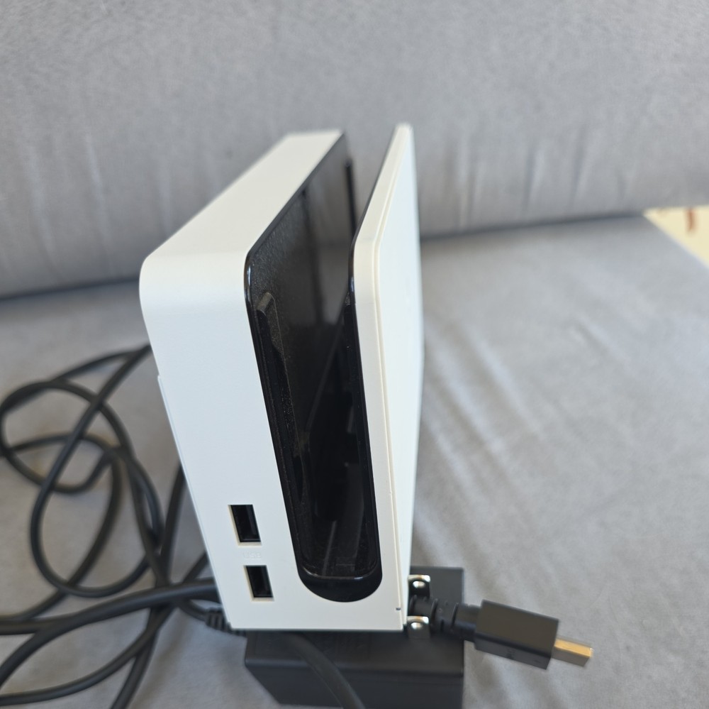 Nintendo Switch OLED Dock + AC Adapter + HDMI Cable White Official