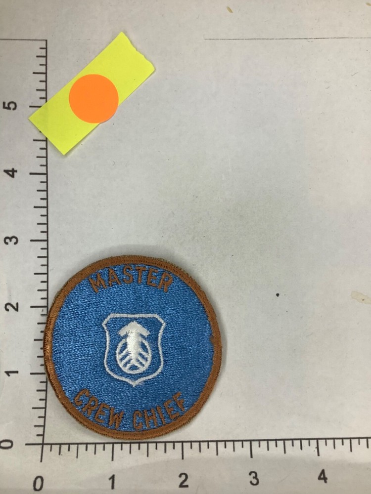VINTAGE USAF MASTER CREW CHIEF SQUADRON PATCH
