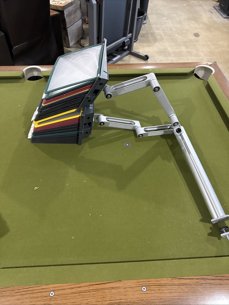 Access Flip File Swing Arm Table Mount 40 Sheet Holders