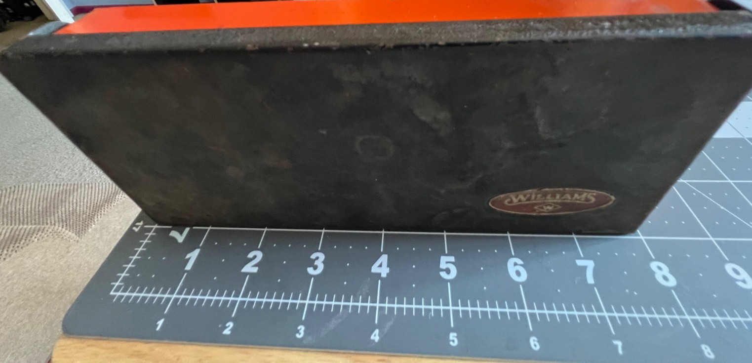 Vintage Williams Metal Box for Socket Set M-2 7 7/8” x 3 1/2” x 1 1/4”