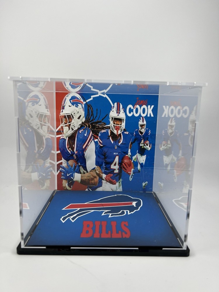 James Cook Custom Mini Helmet Display or Card Display - Bills