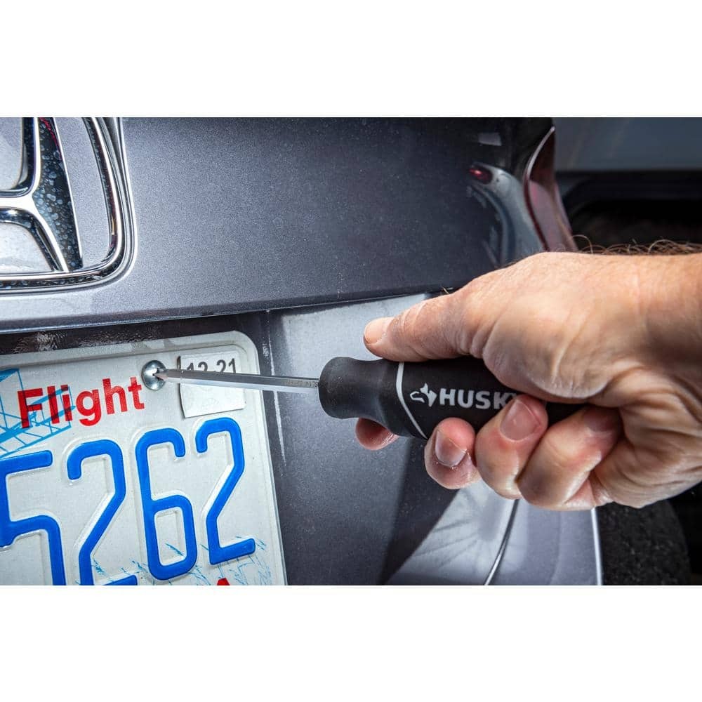 Husky Interchangeable Blade Screwdriver Set (10-Piece)