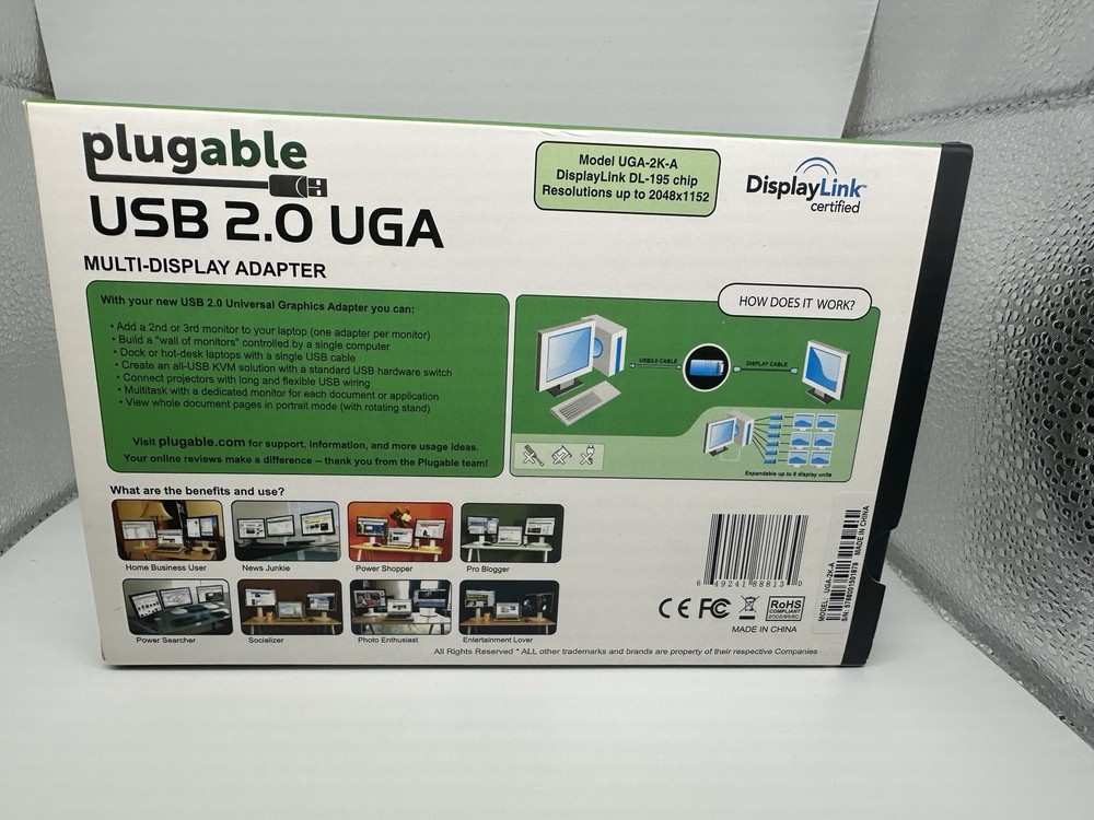 Plugable Usb 2.O uga