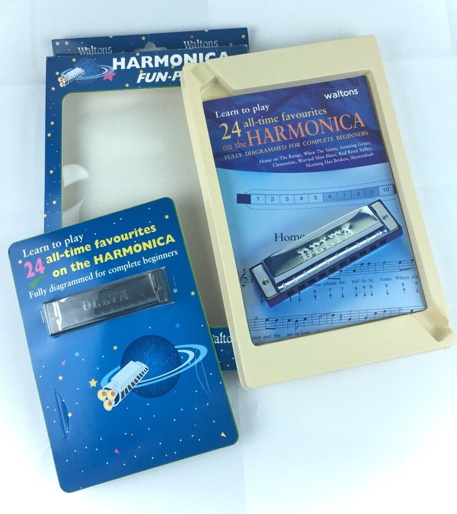 Waltons Learn to Play Harmonica Delta Key C for Beginners with Book