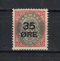 Denmark Stamp 80  - Surcharged
