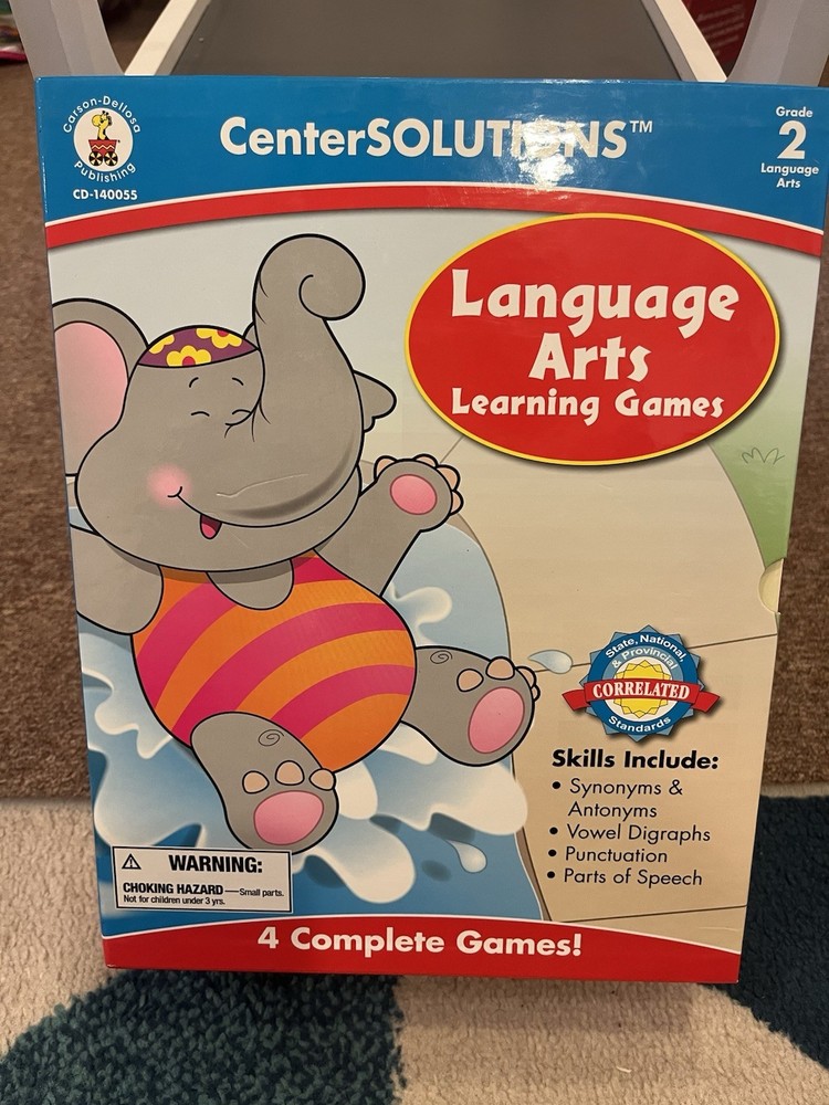 Center Solutions Language Arts Grade 2 - 4 Complete Games Carson-Dellosa