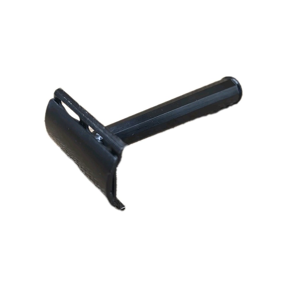 WWII Era Gillette Tech Safety Razor Bakelite handle Black Matte