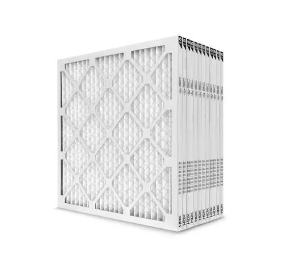 16 x 20 x 1 Standard Pleated Air Filter FPR 5, 12-Pack, Air Filters Replacement