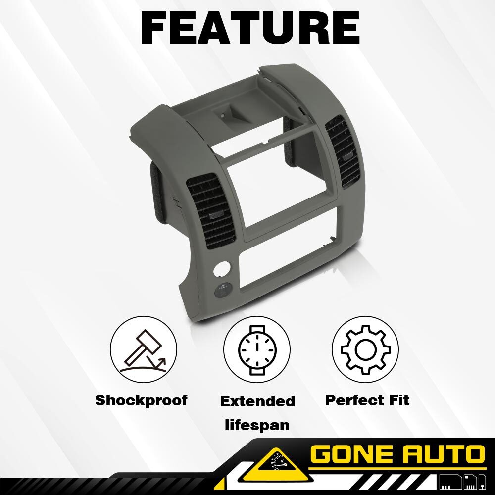 Center Dash Console Instrument Cluster Bezel Fit For 2005-2020 Nissan Frontier