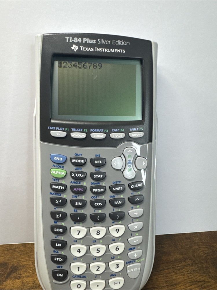 Texas Instruments TI-84 Plus Graphing Calculator - Silver