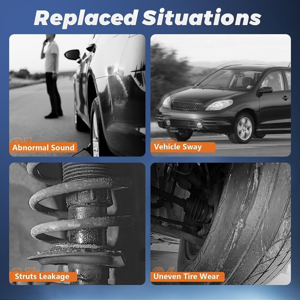 2PCS Front Struts Complete Assembly Shocks Absorbers Compatible for 2002-2009...