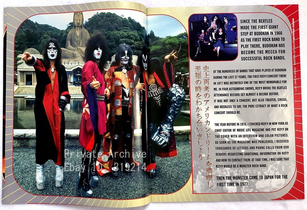 KISS Alive In Japan Tour 2003 Program Book + Flyers - Ships USA