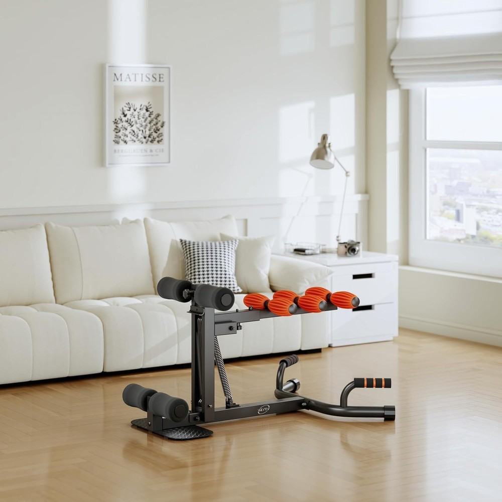 Deep Squat Machine, Adjustable Glutes Trainer Core & Abs for Black